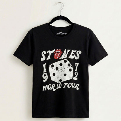 Een foto van een The Rolling Stones T-Shirt