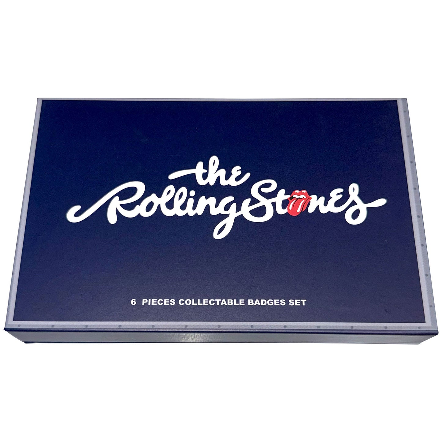 Een foto van een The Rolling Stones Speld Badge