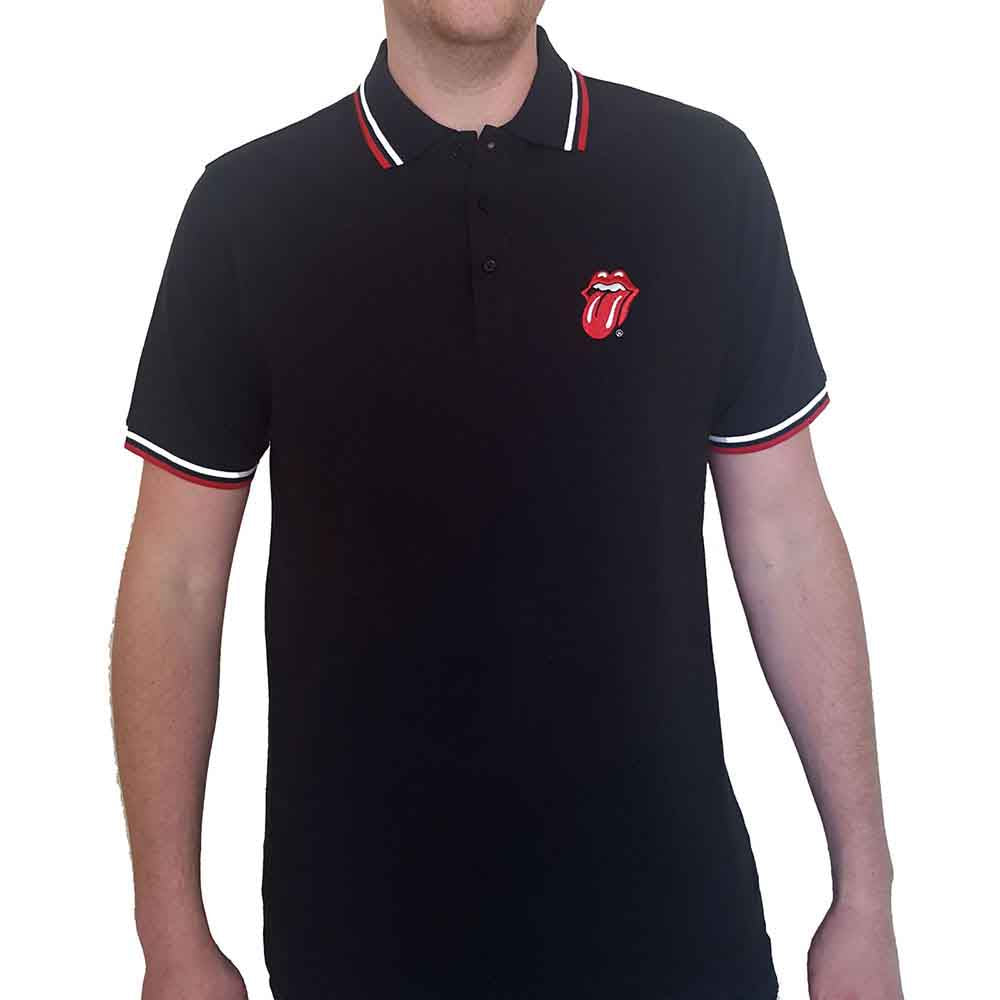 Een foto van een The Rolling Stones Polo Shirt