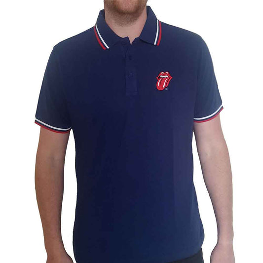 Een foto van een The Rolling Stones Polo Shirt