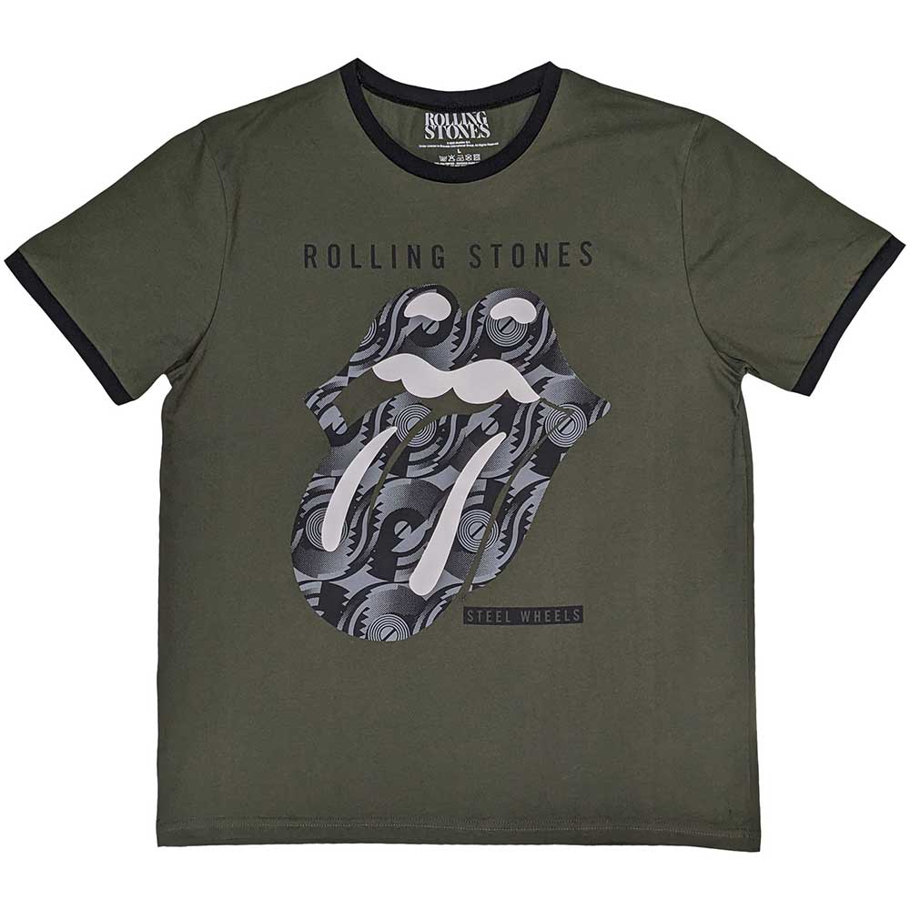Een foto van een The Rolling Stones Ringer T-Shirt