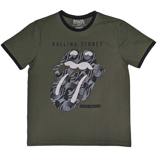 Een foto van een The Rolling Stones Ringer T-Shirt