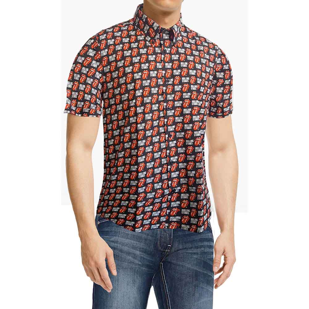 Een foto van een The Rolling Stones Casual Shirt