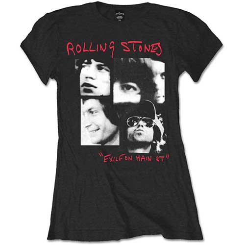 The Rolling Stones Ladies T-Shirt: Photo Exile T-Shirt