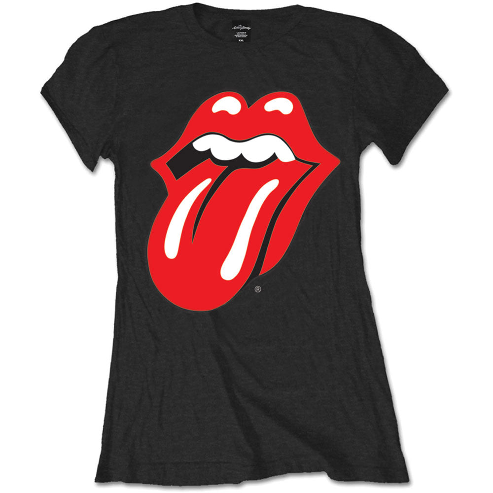 The Rolling Stones Ladies T-Shirt: Classic Tongue (Retail Pack) T-Shirt