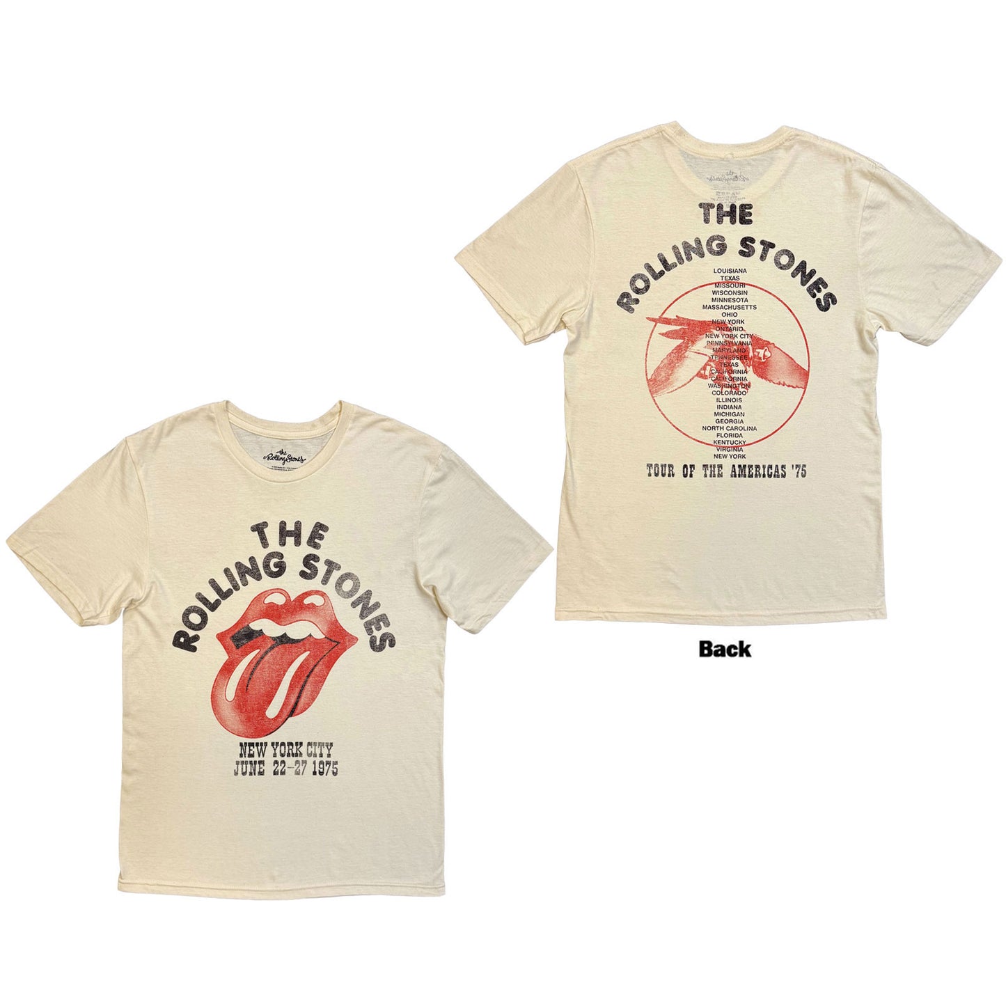 Een foto van een The Rolling Stones T-Shirt