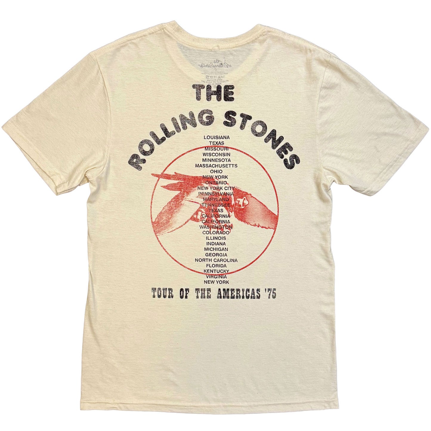 Een foto van een The Rolling Stones T-Shirt
