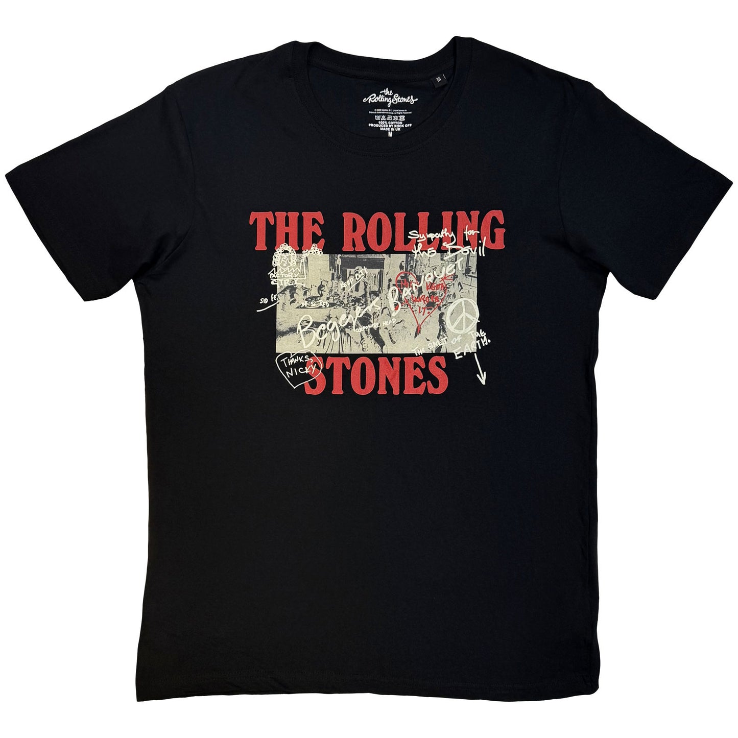 Een foto van een The Rolling Stones T-Shirt