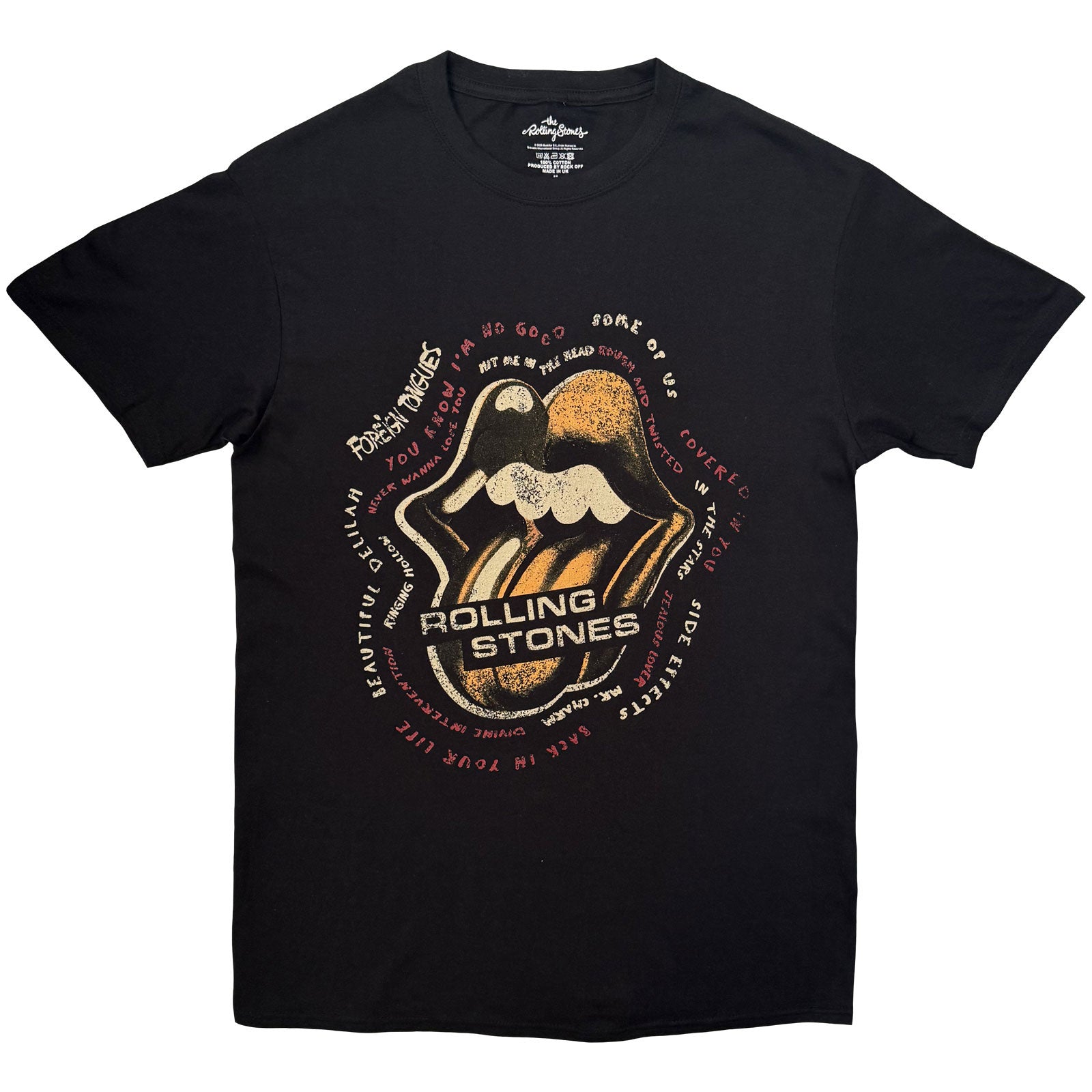 Een foto van een The Rolling Stones T-Shirt