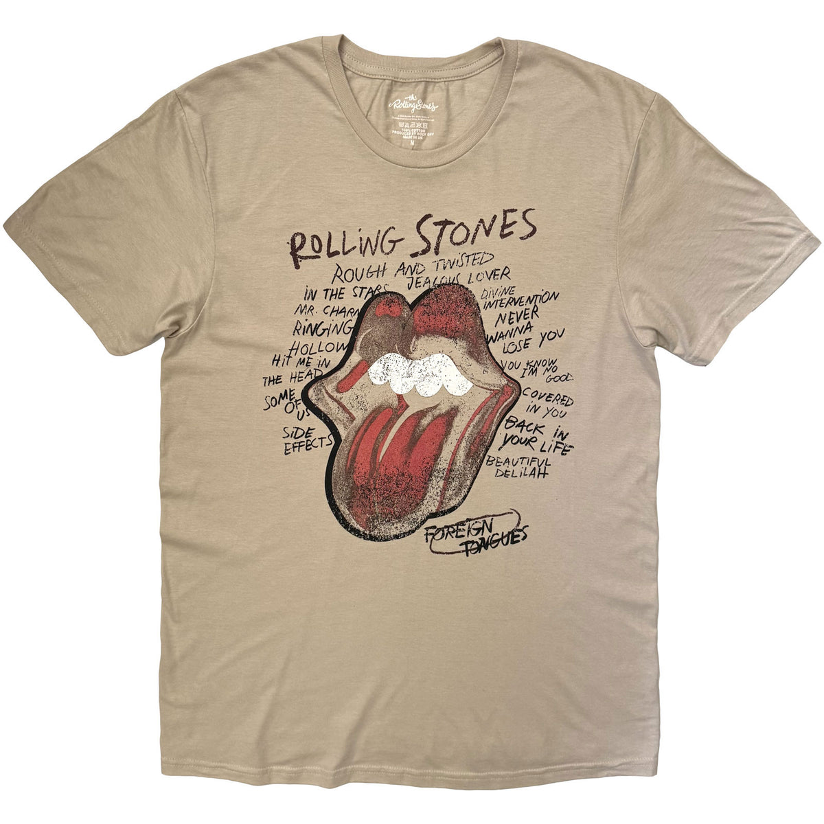 Een foto van een The Rolling Stones T-Shirt