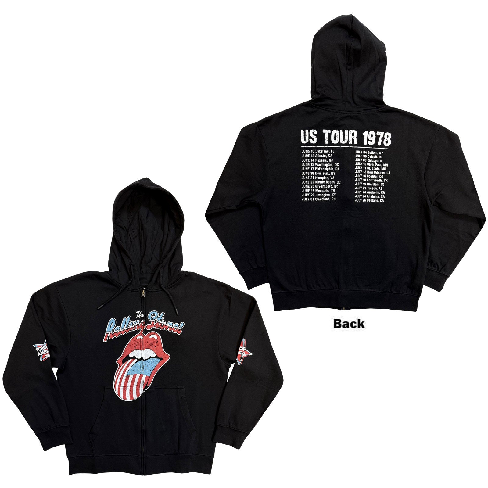 Een foto van een The Rolling Stones Hoodie