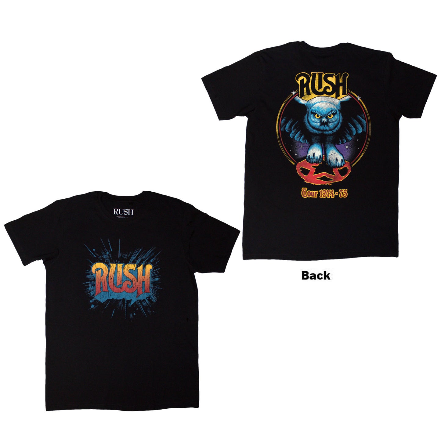 Een foto van een Rush T-Shirt