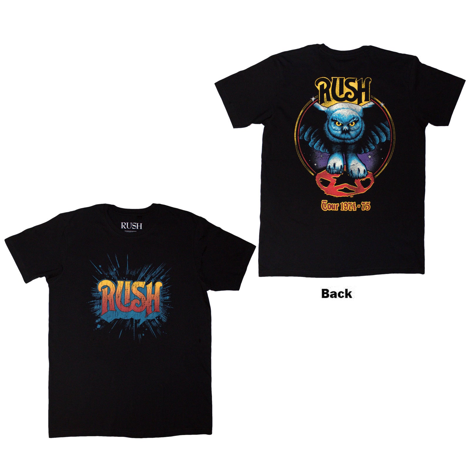 Een foto van een Rush T-Shirt
