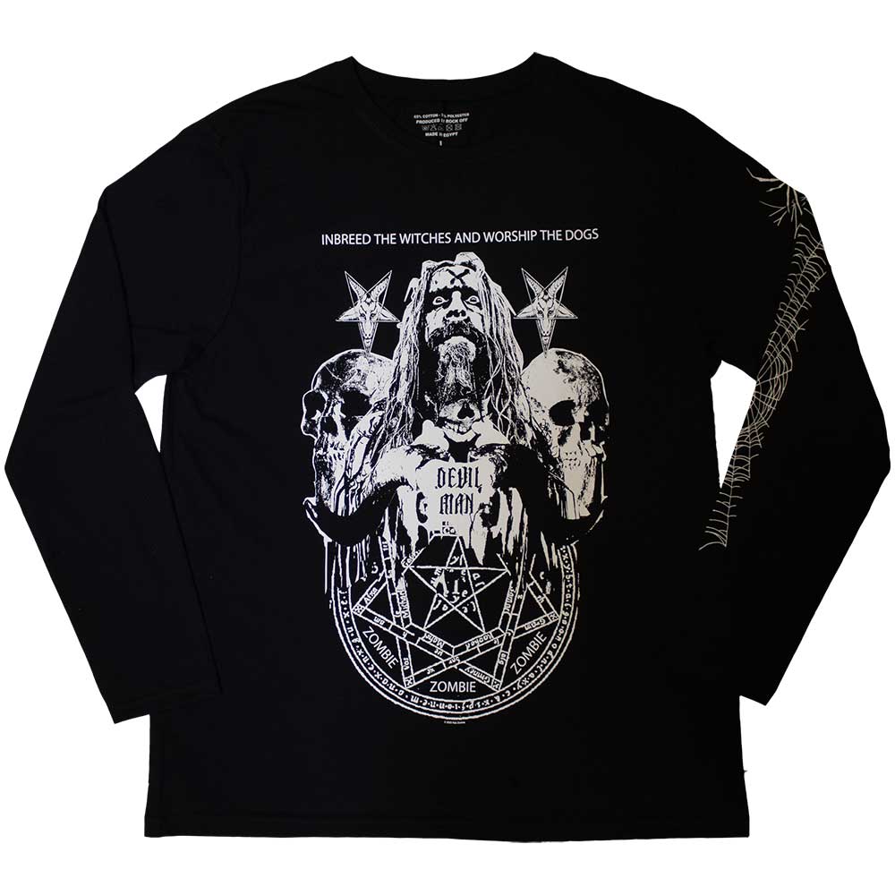 Een foto van een Rob Zombie Lange Mouw T-Shirt