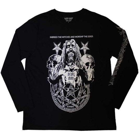 Een foto van een Rob Zombie Lange Mouw T-Shirt