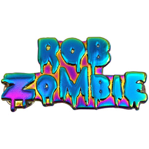 Een foto van een Rob Zombie Speld Badge