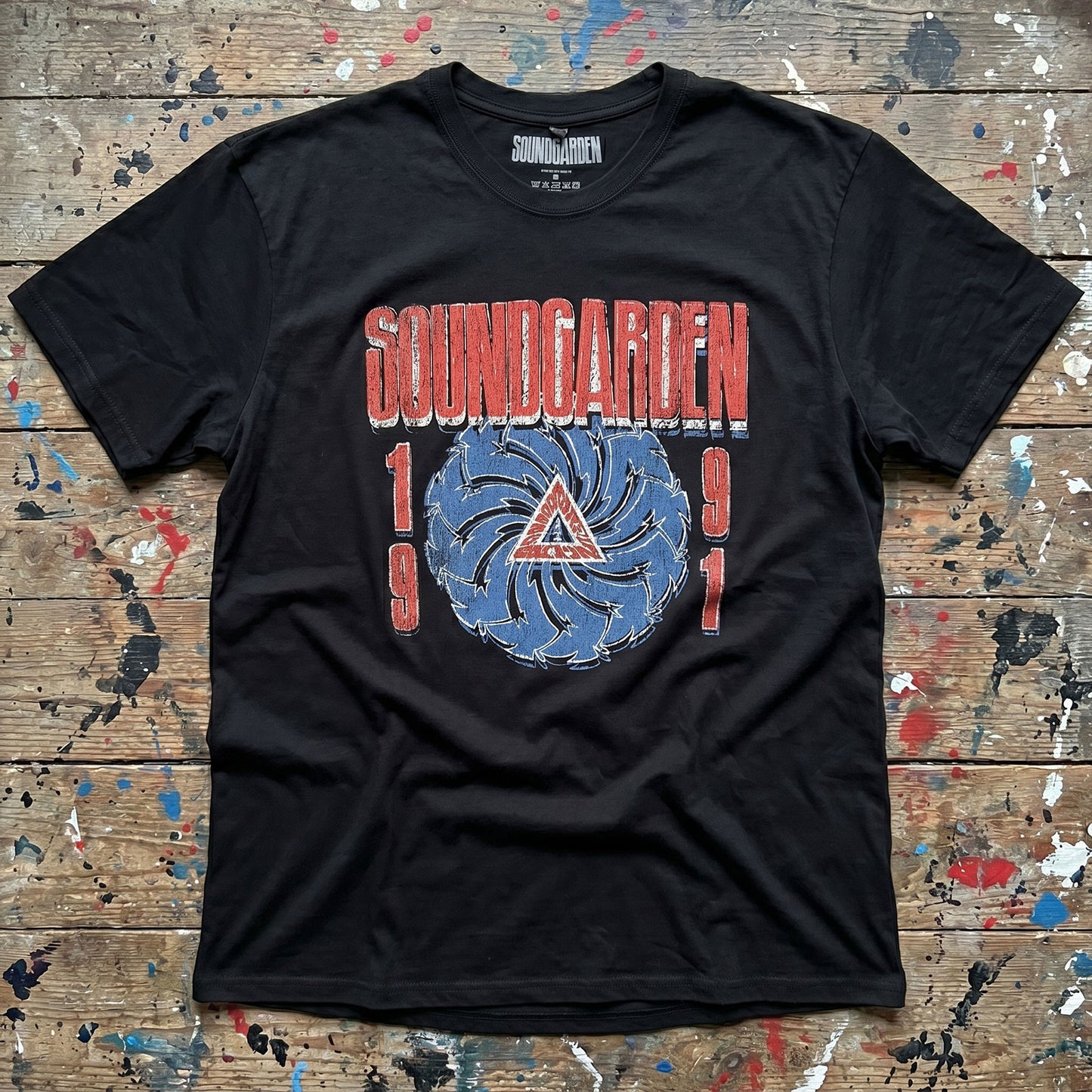 Een foto van een Soundgarden T-Shirt