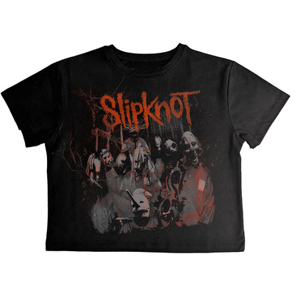 Een foto van een Slipknot Crop Top