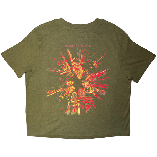 Een foto van een Slipknot Crop Top