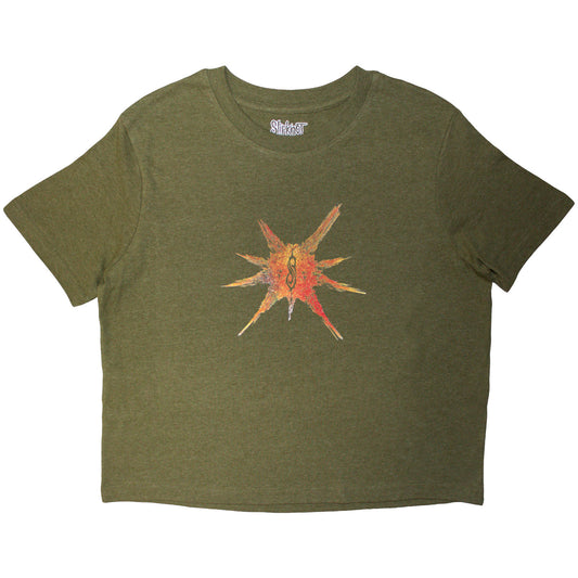 Een foto van een Slipknot Crop Top