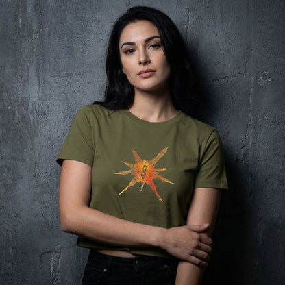 Een foto van een Slipknot Crop Top
