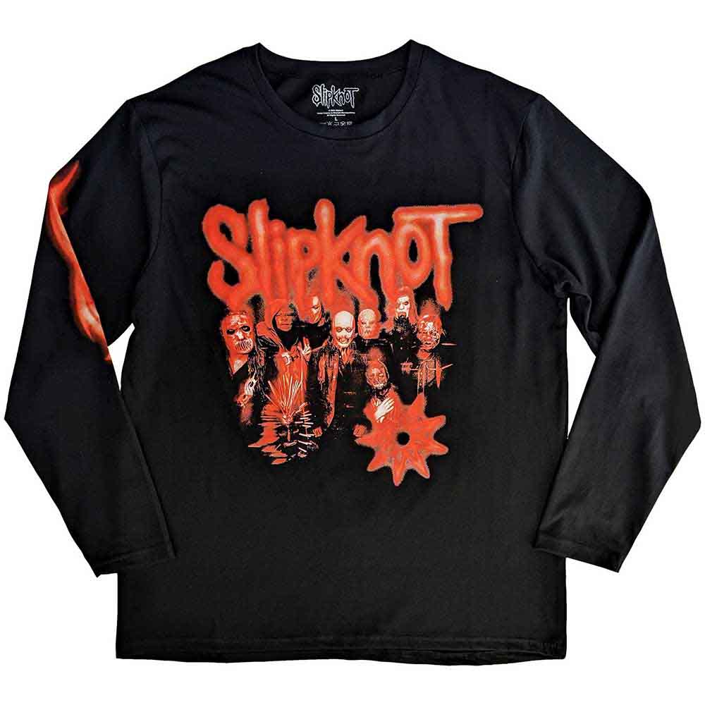 Een foto van een Slipknot Long Sleeve T-Shirt