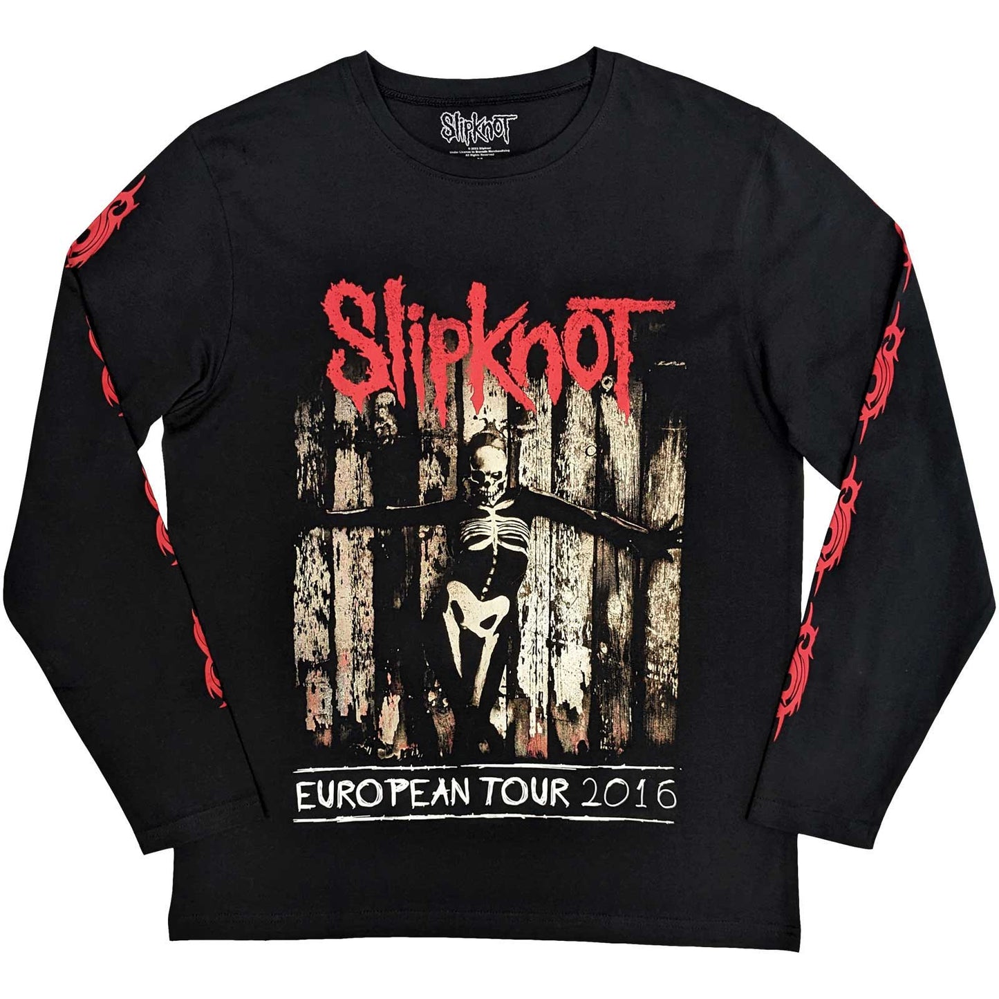 Een foto van een Slipknot Long Sleeve T-Shirt