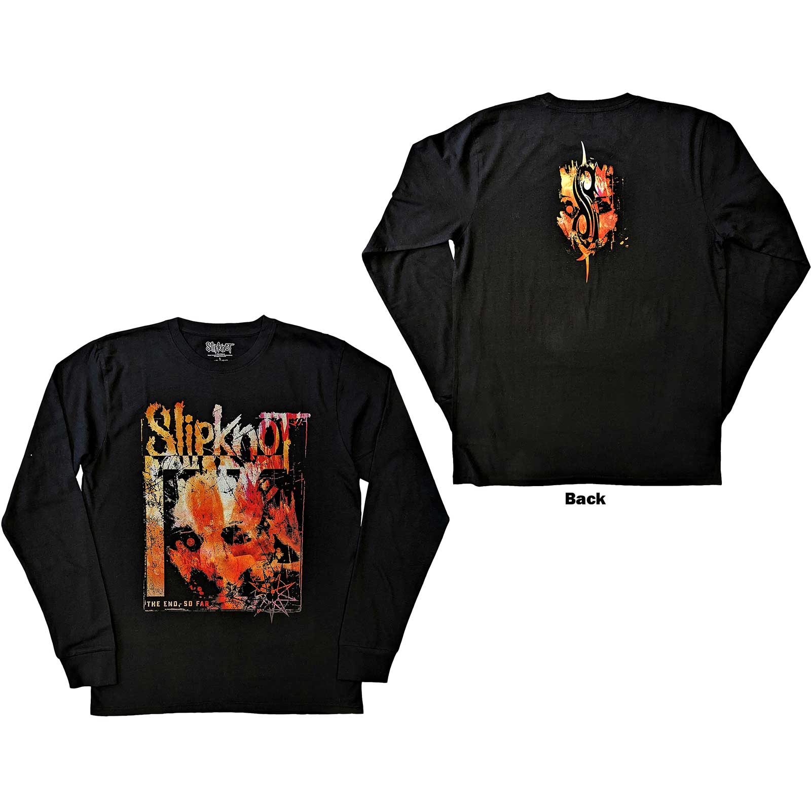 Een foto van een Slipknot Lange Mouw T-Shirt