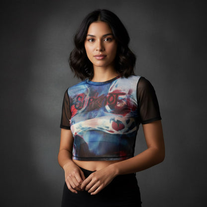 Een foto van een Slipknot Crop Top