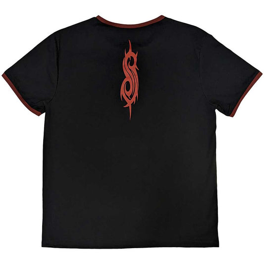 Een foto van een Slipknot Ringer T-Shirt