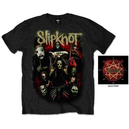 Slipknot Unisex T-Shirt: Come Play Dying (Back Print) T-Shirt