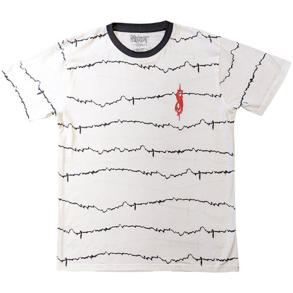 Een foto van een Slipknot Ringer T-Shirt