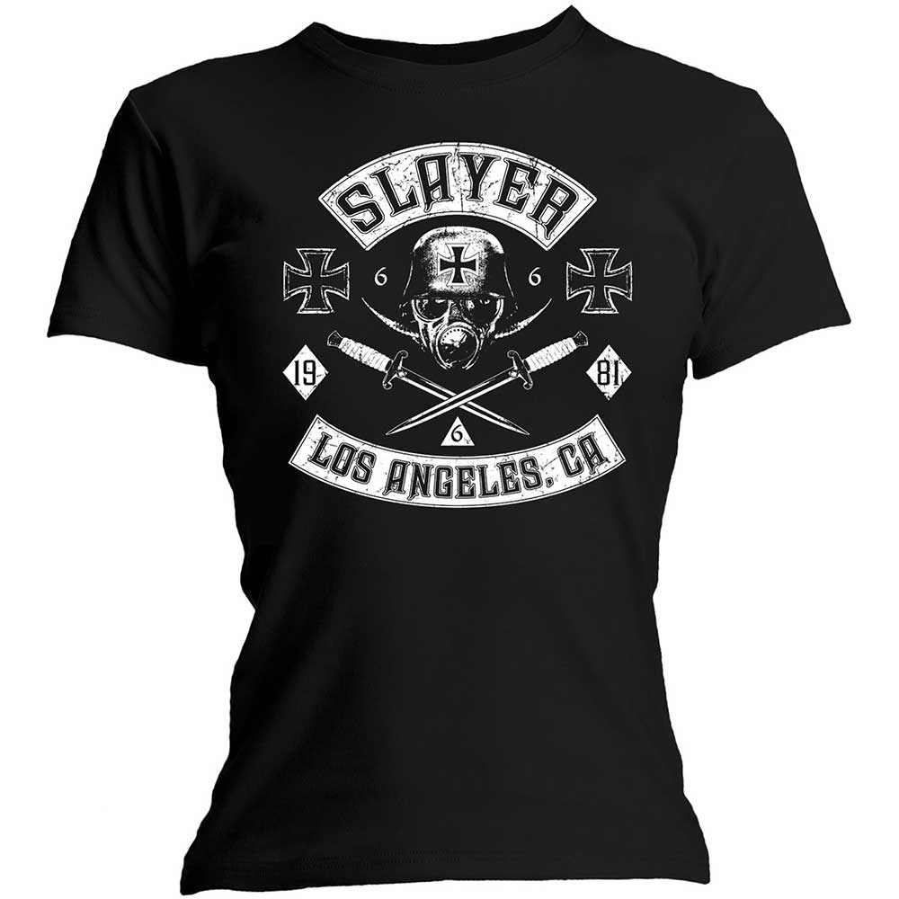 Slayer Ladies T-Shirt: Tribes (Skinny Fit) (Ex-Tour) T-Shirt