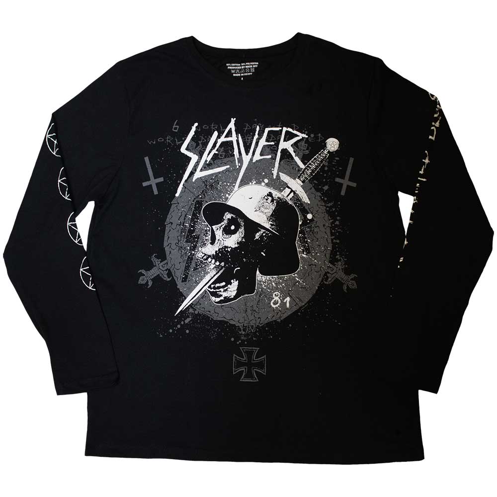 Een foto van een Slayer Lange Mouw T-Shirt
