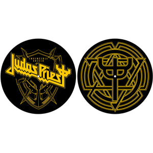 Een foto van een Judas Priest Turntable Slipmat