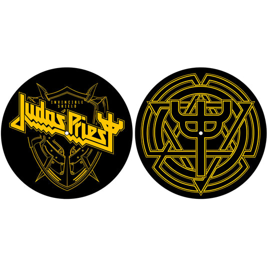 Een foto van een Judas Priest Turntable Slipmat