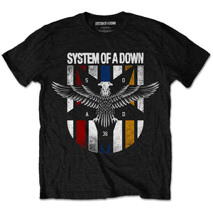 System Of A Down Unisex T-Shirt: Eagle Colours T-Shirt