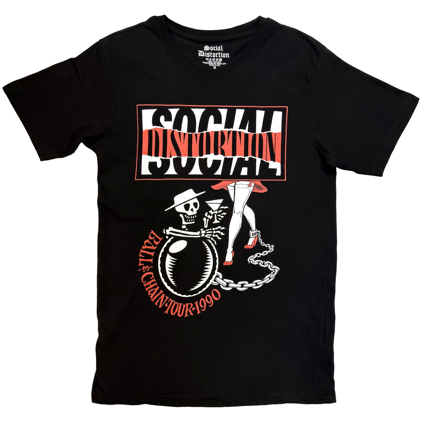 Een foto van een Social Distortion T-Shirt