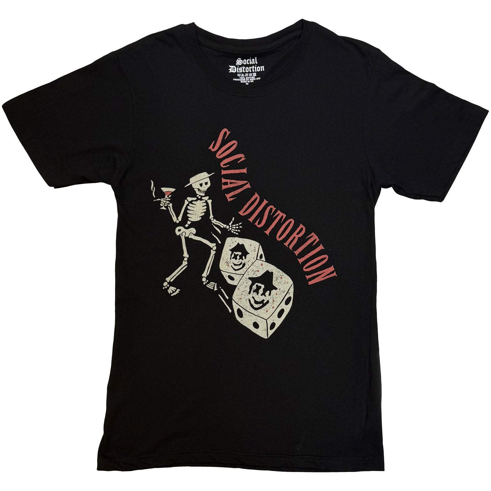 Een foto van een Social Distortion T-Shirt