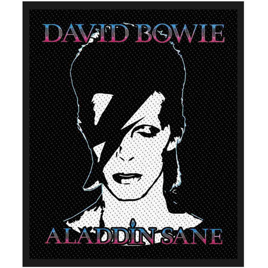 Een foto van een David Bowie Patch