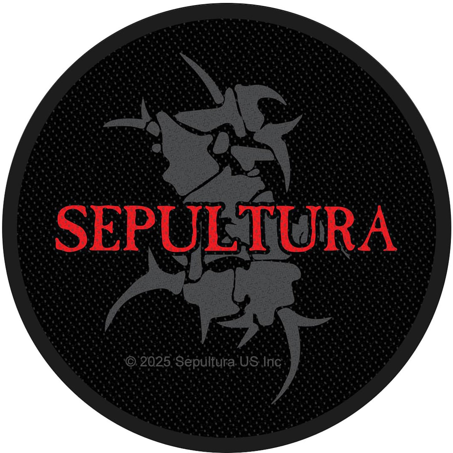 Een foto van een Sepultura Patch