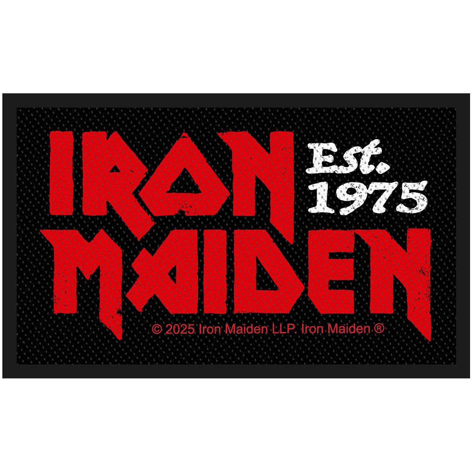 Een foto van een Iron Maiden Patch
