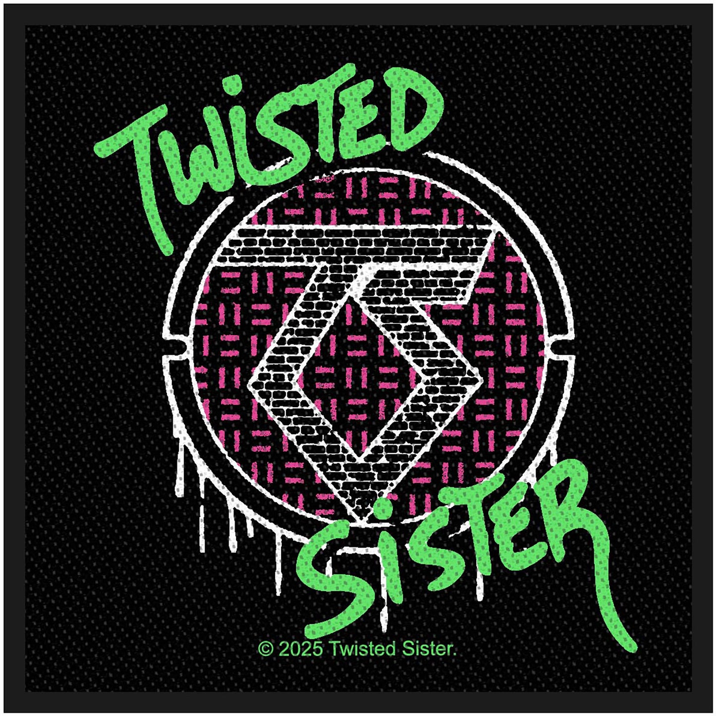 Een foto van een Twisted Sister Patch