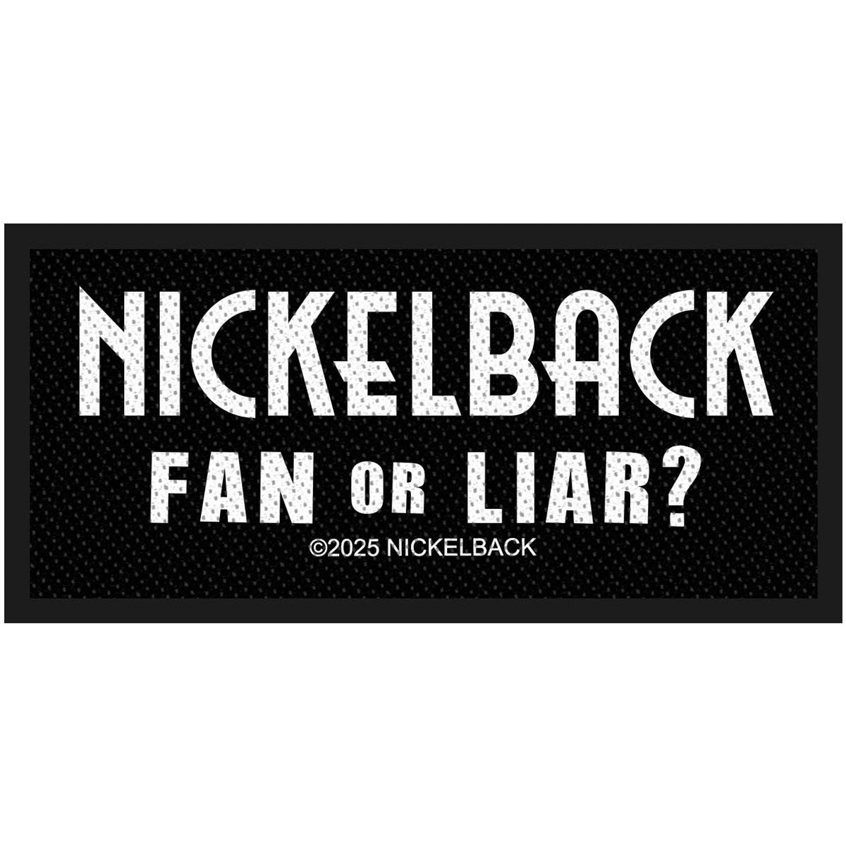 Een foto van een Nickelback Patch