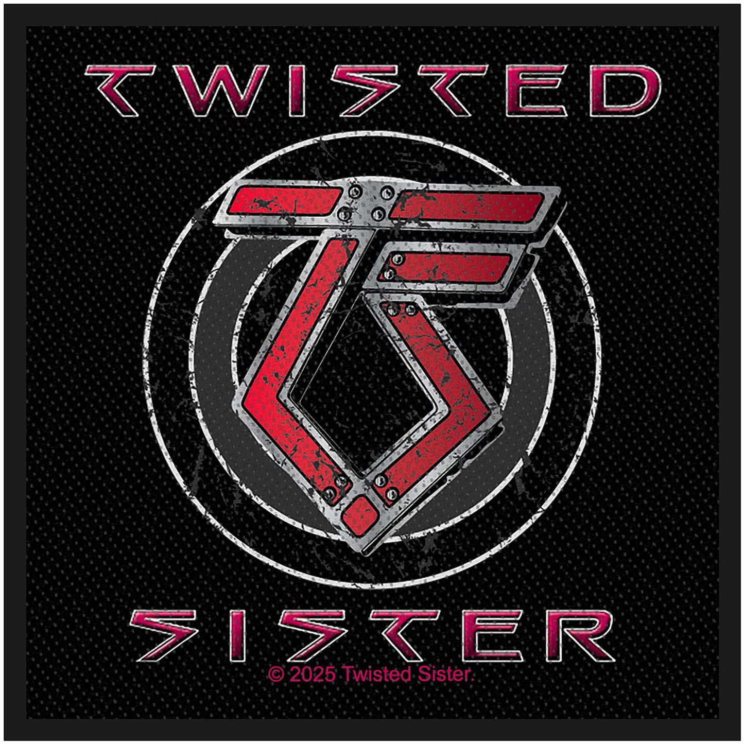 Een foto van een Twisted Sister Patch