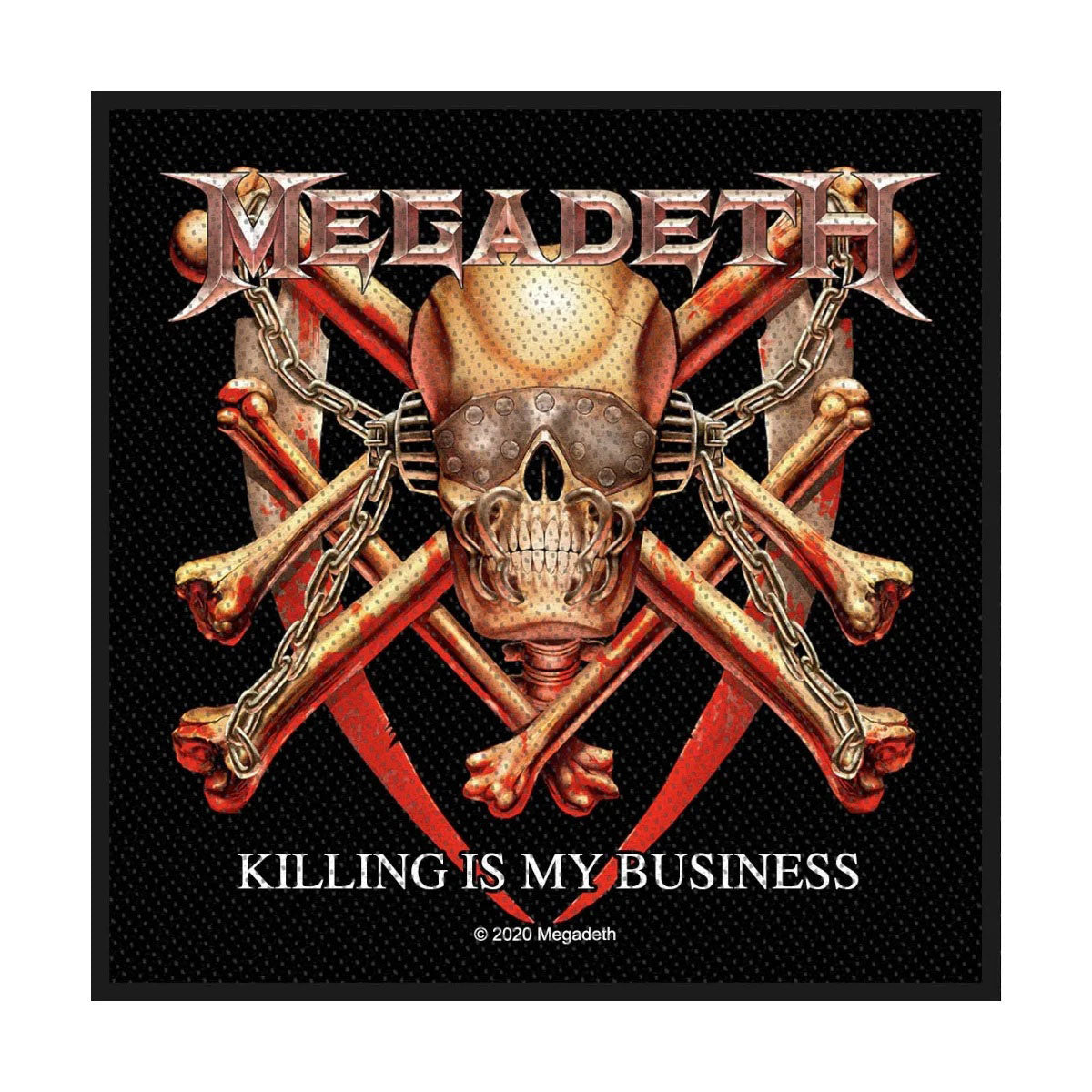 Een foto van een Megadeth Standaard patch