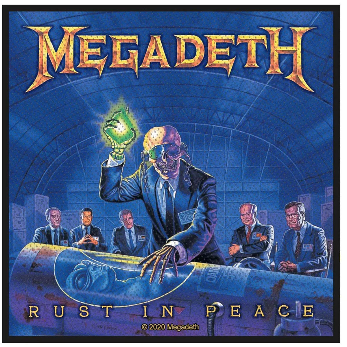 Een foto van een Megadeth Standaard patch