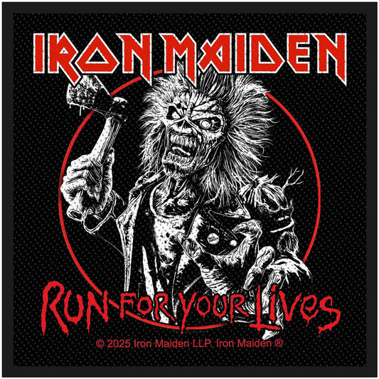 Een foto van een Iron Maiden Patch
