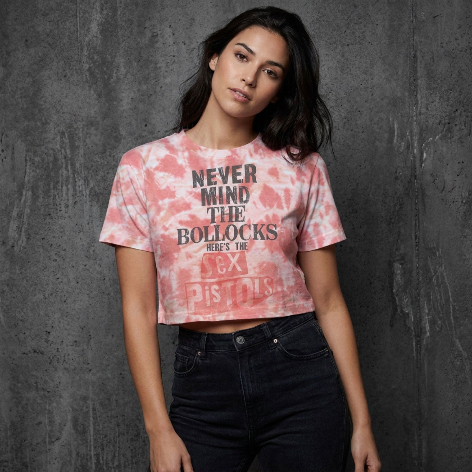 Een foto van een The Sex Pistols Crop Top