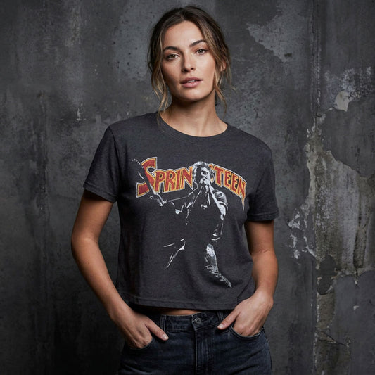 Een foto van een Bruce Springsteen Crop Top